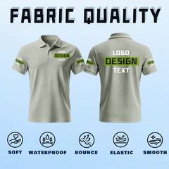 Custom Team Printed Polo Shirt with Brand Logo for Casual Friday