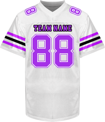 Stitched Printed Name Number Custom Football Fan Shirt with Personalized Name Number