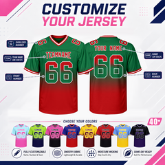 Custom Football Team Uniform Stitched Printed Custom Design for Football Families