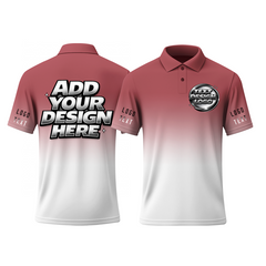 Custom Printed Logo Polo Uniform with Custom Printed Logo Name Text for Staff Team Events