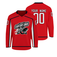 Personalized Ice Hockey Jersey Lightweight Stitched Printed Team Logo with Stitched Printed Name Number Team Logo for Men Women Youth Kids