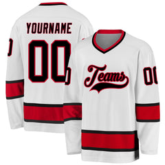 Custom Youth Hockey Jersey with Custom Front and Back for Friends and Families for Teams Players Fans Men Women Youth Kids