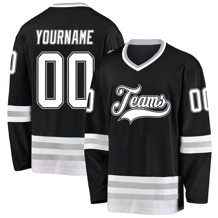 Custom Hockey Game Jersey Stitched Printed for Winter Sports Party with Stitched Printed Name Number Team Logo for Men Women Youth Kids