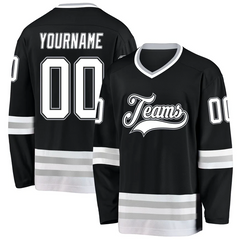Custom Hockey Game Jersey Stitched Printed for Winter Sports Party with Stitched Printed Name Number Team Logo for Men Women Youth Kids