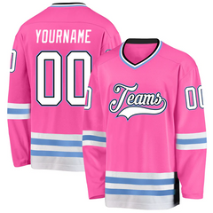 Stitched Printed Team Logo Custom Hockey Game Jersey with Stitched Printed Name Number Team Logo for Men Women Youth Kids