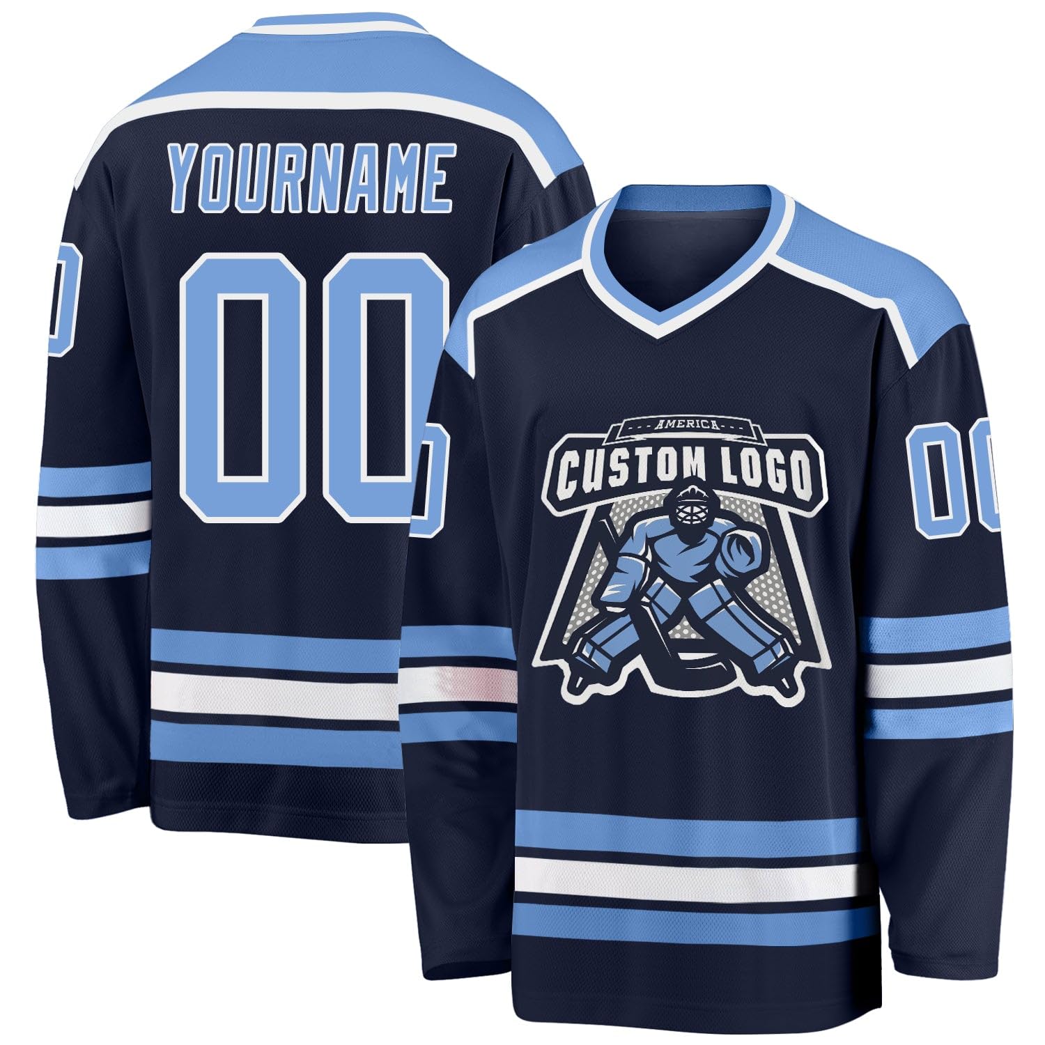 Custom Hockey Jersey with Custom Patch Logo Game Day Shirt with Stitched Printed Name Number Logo for Team Uniforms