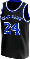 Custom Basketball Tank Jersey with Custom Lettering for Company Teams