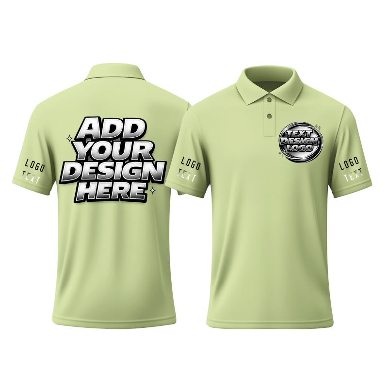 Custom Printed Polo Work Uniform with Custom Logo for Employees and Managers