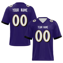 Personalized Football Team Jersey with Custom Team Logo Stitched Printed Name Number