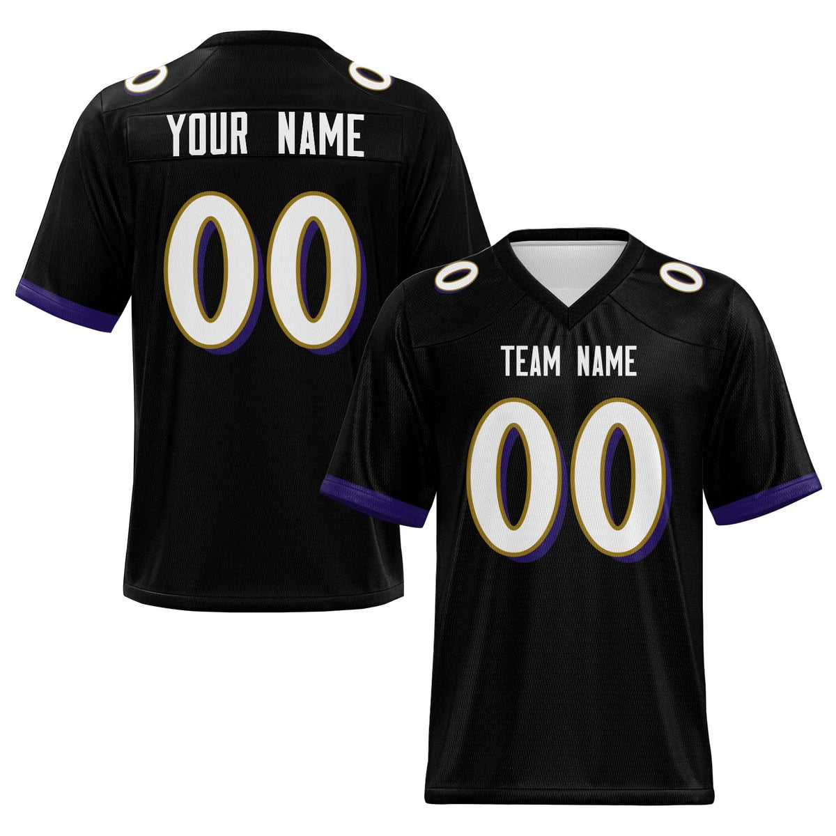 Stitched Printed Personalized Team Football Jersey for Team Gift