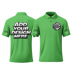 Personalized Team Printed Polo Shirt with Printed Logo Name for Men Women Youth