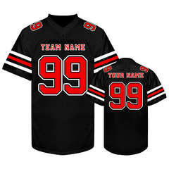 Oversized Personalized American Football Jersey Stitched Printed Custom Design