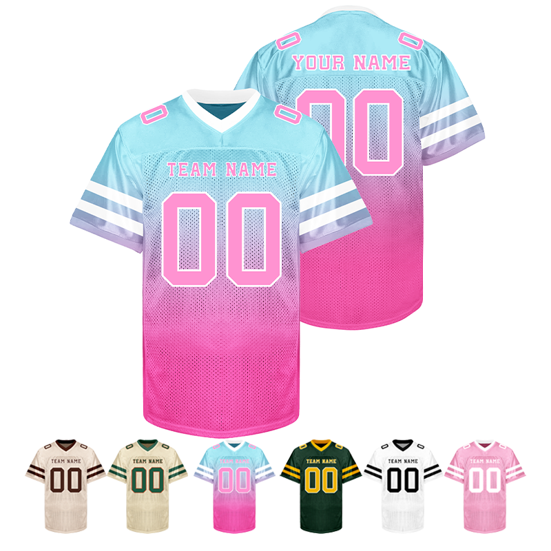 Custom American Football Jersey for Friends and Families and Fundraiser Event