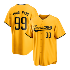 Custom Button Down Baseball Jersey Vintage with Team Name and Logo