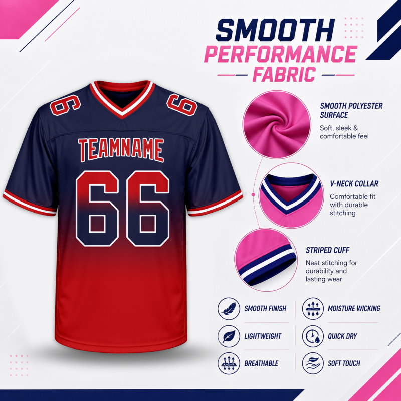 Personalized Team Football Jersey with Custom Team Logo Stitched Printed Team