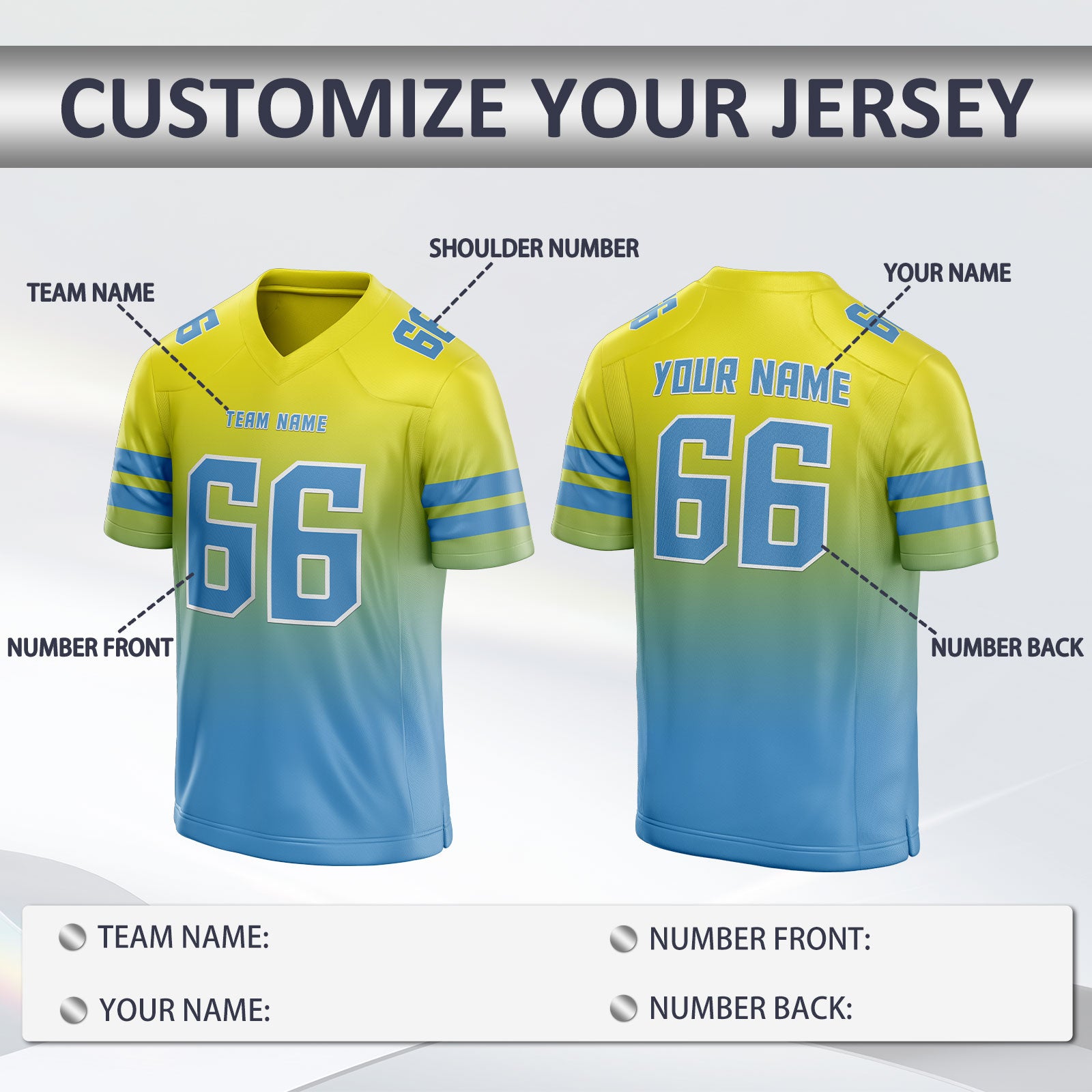 Stitched Printed Name Number Personalized American Football Jersey for Fan Appreciation