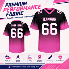 Stitched Printed Team Logo Custom Team Football Uniform with Custom Name Number