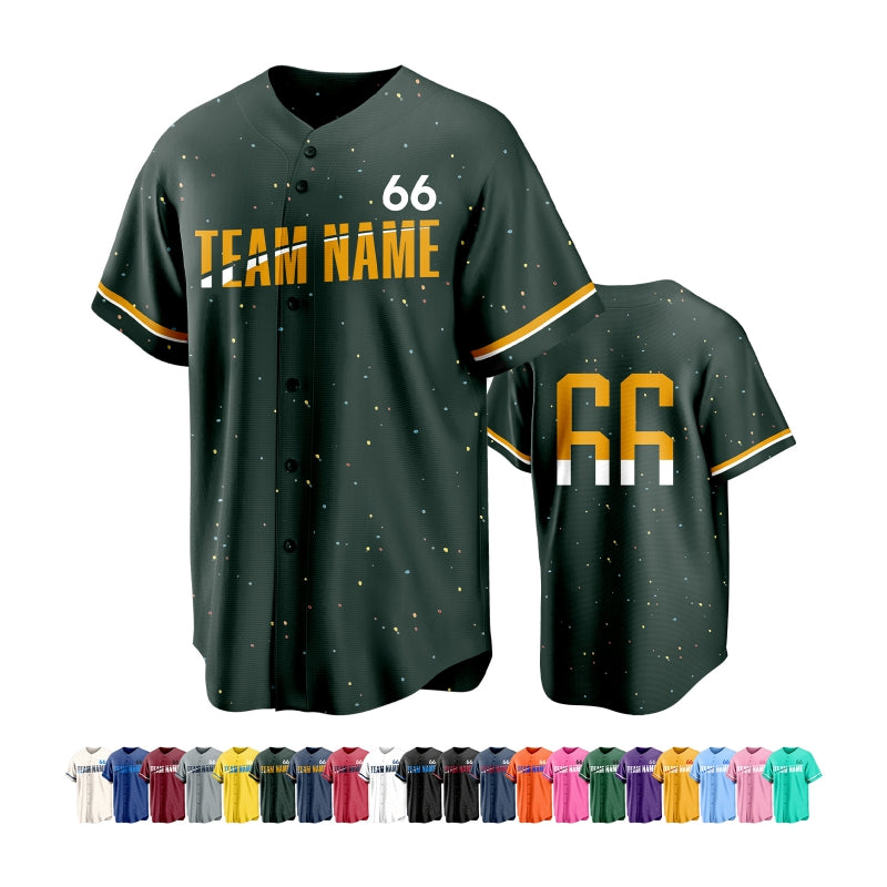 Custom Team Baseball Jersey with Custom Team Logo for Competition Outfit