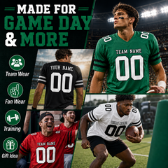 Custom Youth Football Jersey Stitched Printed for Sports Fans