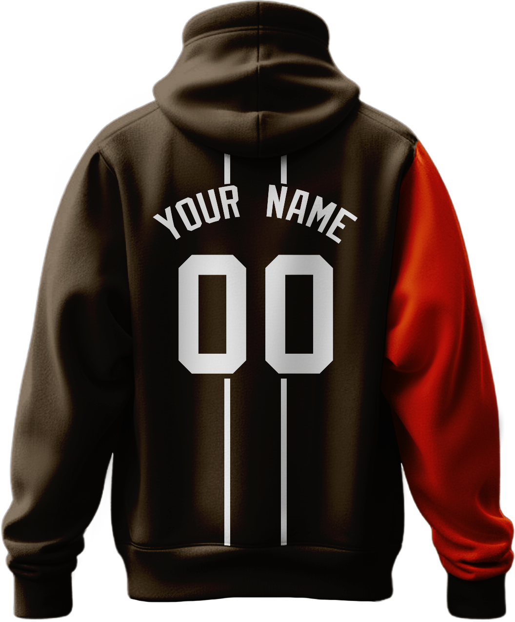 Custom Team Printed Hoodie for Work Uniform with Printed Logo Name Text