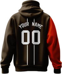Custom Team Printed Hoodie for Work Uniform with Printed Logo Name Text