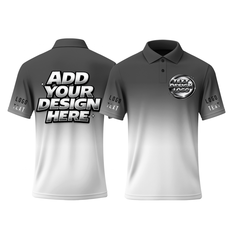 Durable Custom Work Printed Polo Shirt for Coaches and Players and Trade Show