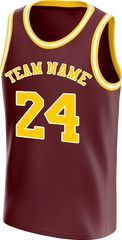 Custom Basketball Uniform Top with Full Custom Design for Men Women Youth