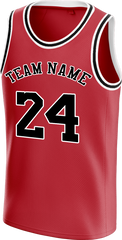 Lightweight Custom Basketball Shirt Embroidered and Printed for School Team Uniform Tops