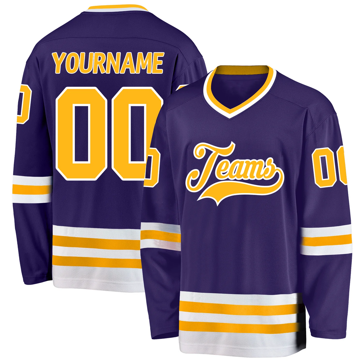 Custom Ice Hockey Team Jersey with Player Name and Number Stitched Printed Hockey Design for Teams Players Fans Men Women Youth Kids