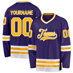 Custom Ice Hockey Team Jersey with Player Name and Number Stitched Printed Hockey Design for Teams Players Fans Men Women Youth Kids