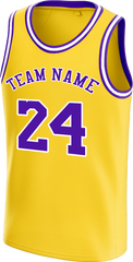Solid Personalized Basketball Shirt with Personalized Name Number for Fan Club Outfit