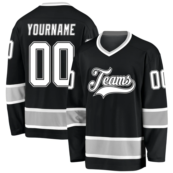 Custom Ice Hockey Team Jersey with Chest Logo with Stitched Printed Personalization for Teams Players Fans Men Women Youth Kids