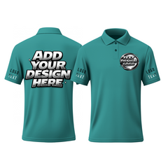 Workwear Custom Golf Printed Polo Shirt for Corporate Teams and Fundraiser Event