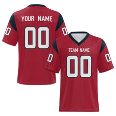 Personalized American Football Jersey with Team Name and Player Number