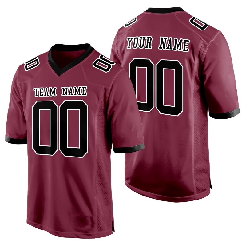 Striped Custom Football Team Jersey Stitched Printed