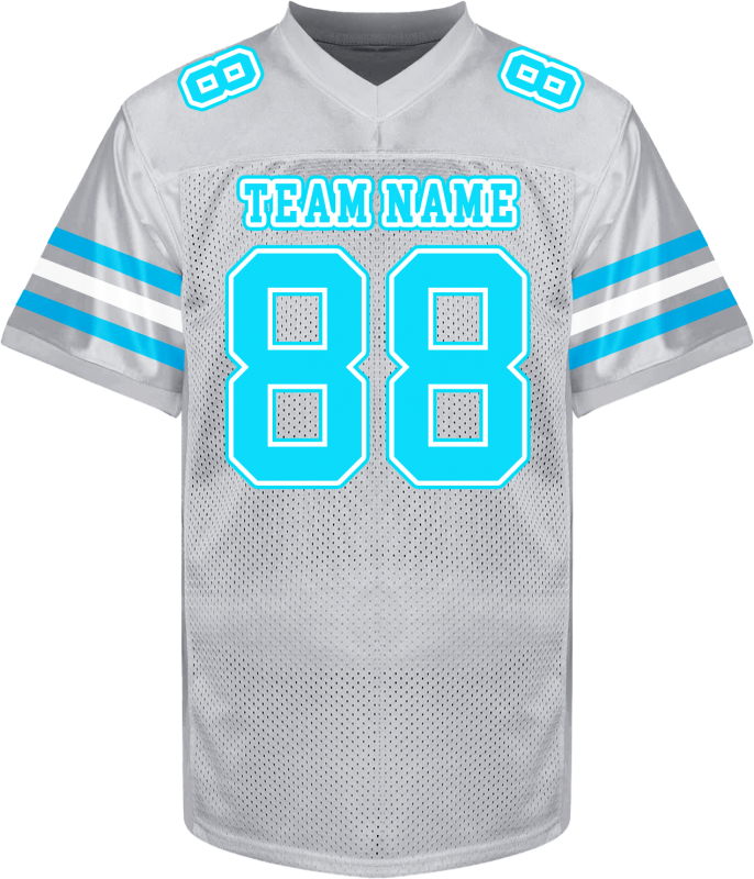 Personalized American Football Jersey with Custom Front Text Stitched Printed