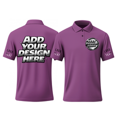 Printed Custom Short Sleeve Printed Polo Shirt with Personalized Name and Logo for Coaches and Players