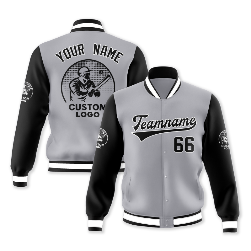 Custom Club Jacket with Chest Logo Printed and Embroidered for School Clubs