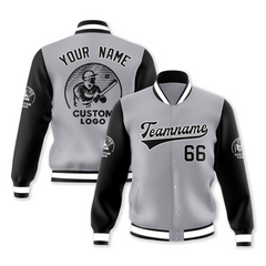 Custom Club Jacket with Chest Logo Printed and Embroidered for School Clubs