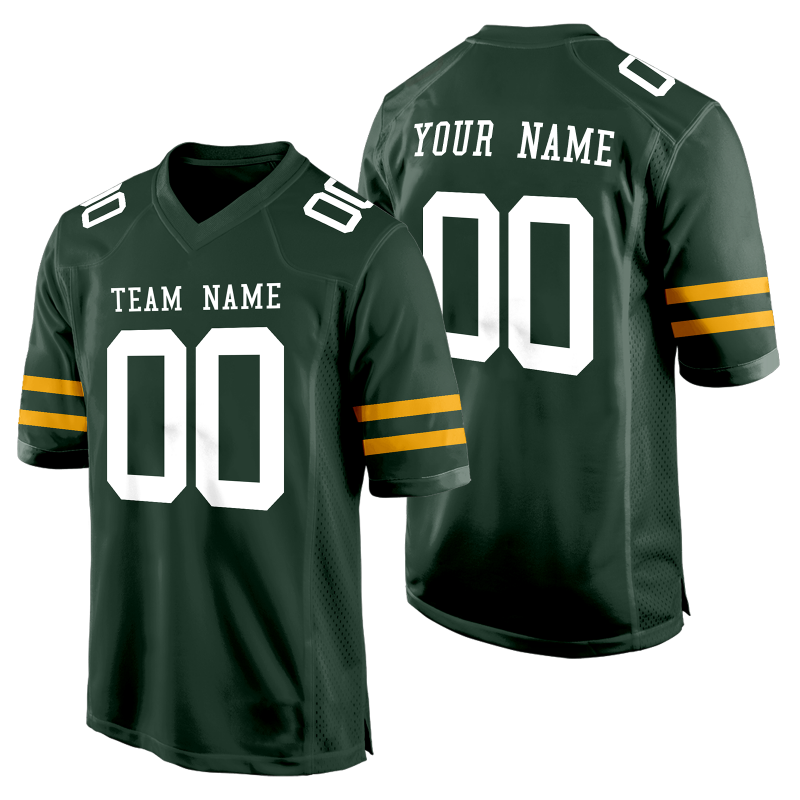 Personalized Football Jersey with Team Name and Logo with Stitched Printed Team Logo