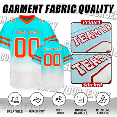 Custom Game Day Football Jersey with Custom Front and Back with Stitched Printed Name