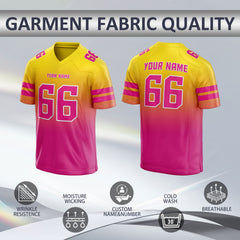 Custom Football Shirt Stitched Printed Name Number Logo for Cheerleaders