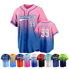 Streetwear Custom Team Baseball Jersey with Custom Name Number