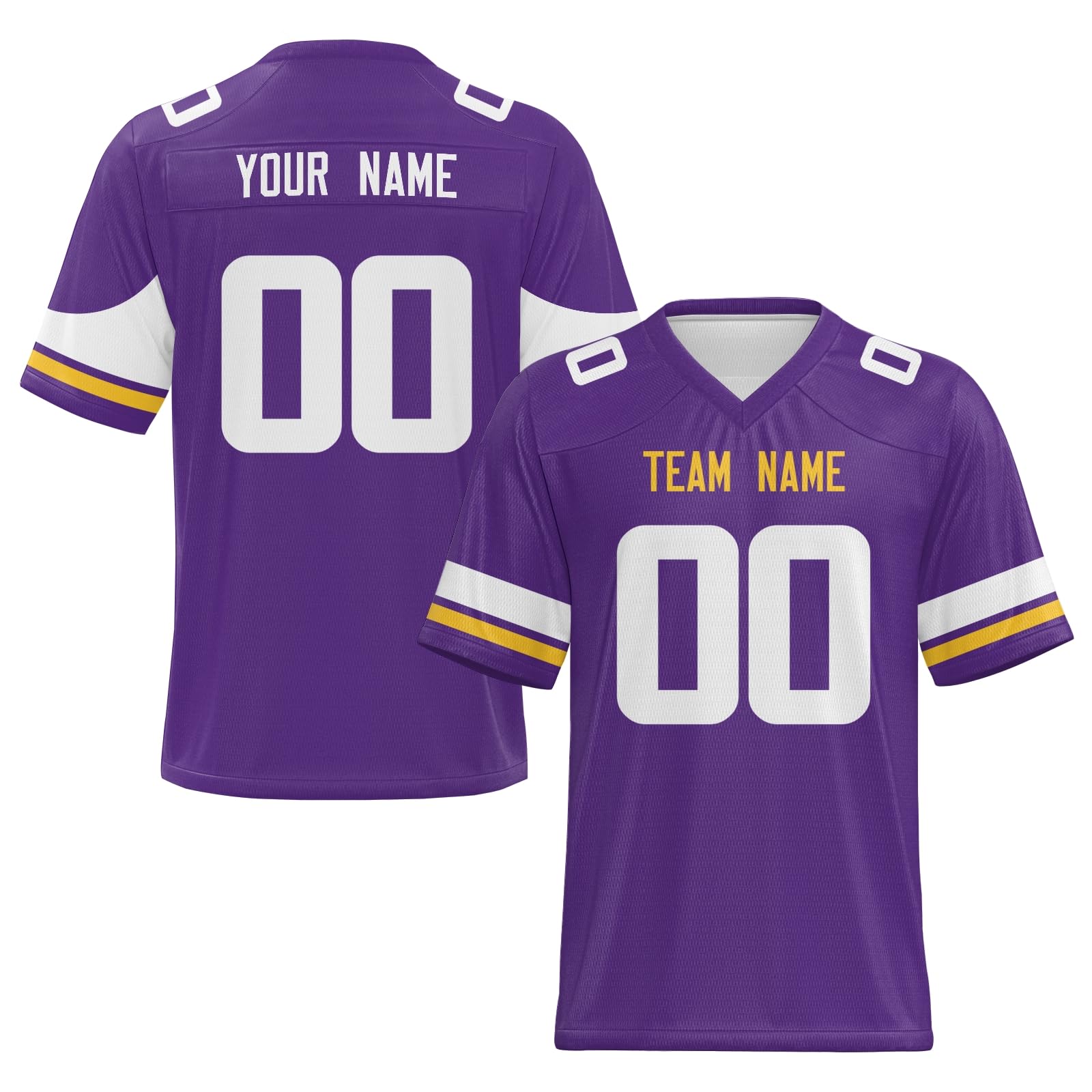 Custom Football Team Jersey Stitched Printed for Cheer Team Wear
