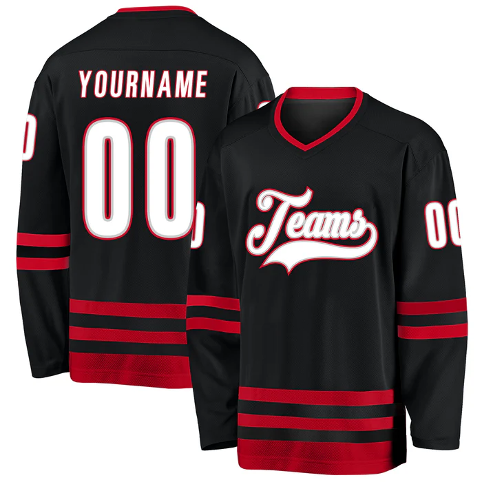 Game Day Custom Hockey Game Jersey Stitched Printed Team Customization with Stitched Printed Name Number Team Logo for Men Women Youth Kids