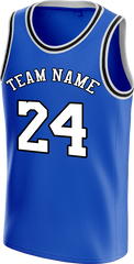 Embroidered and Printed Custom Sleeveless Basketball Jersey with Full Custom Design for Coaches and Players
