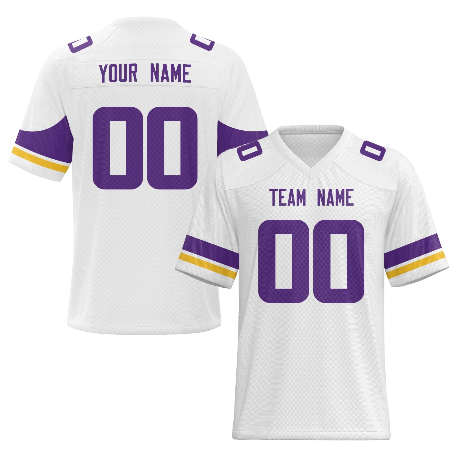 Personalized Football Team Jersey with Personalized Team Logo Game Day Shirt