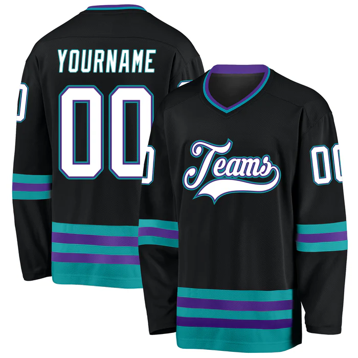 Custom Ice Hockey Jersey with Team Name and Logo with Stitched Printed Team Logo for Teams Players Fans Men Women Youth Kids