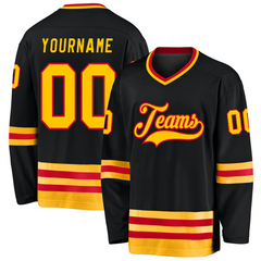 Custom Ice Hockey Team Jersey with Chest Logo Hockey Gift with Custom Name Number Team Logo for Men Women Youth Kids