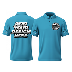 Travel Team Custom Group Printed Polo Shirt for Work Teams and Business Gift